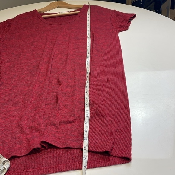 Rag & Bone Red T-Shirt Dress - Size Large - Picture 7 of 8